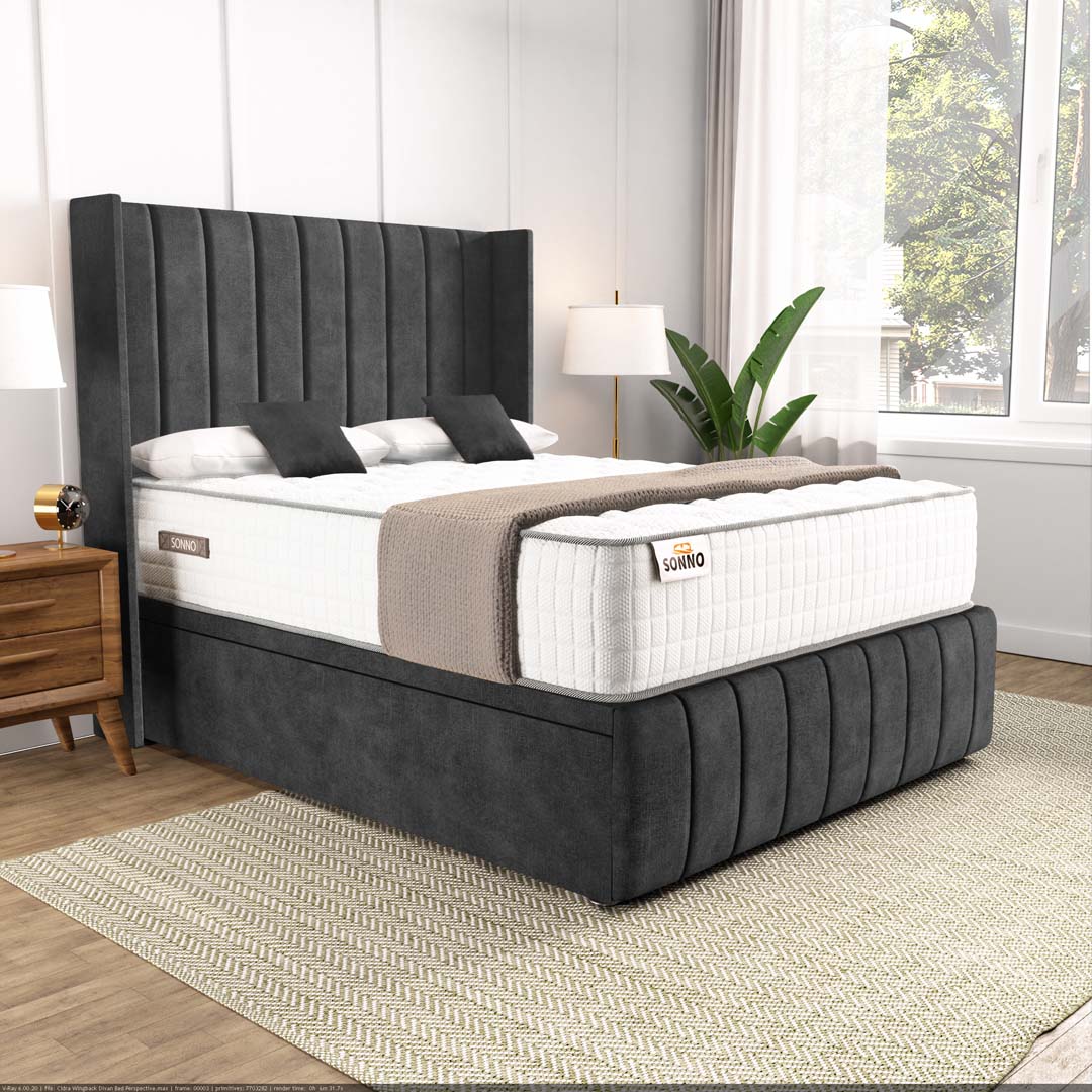 Cidra Wingback Ottoman Divan Bed - Image 3