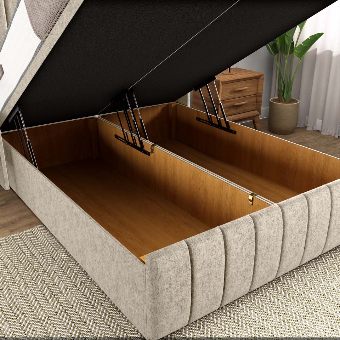 Cidra Wingback Ottoman Divan Bed - Image 7