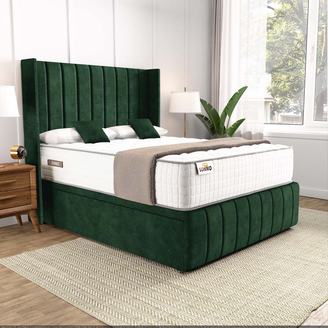 Cidra Wingback Ottoman Divan Bed - Image 3