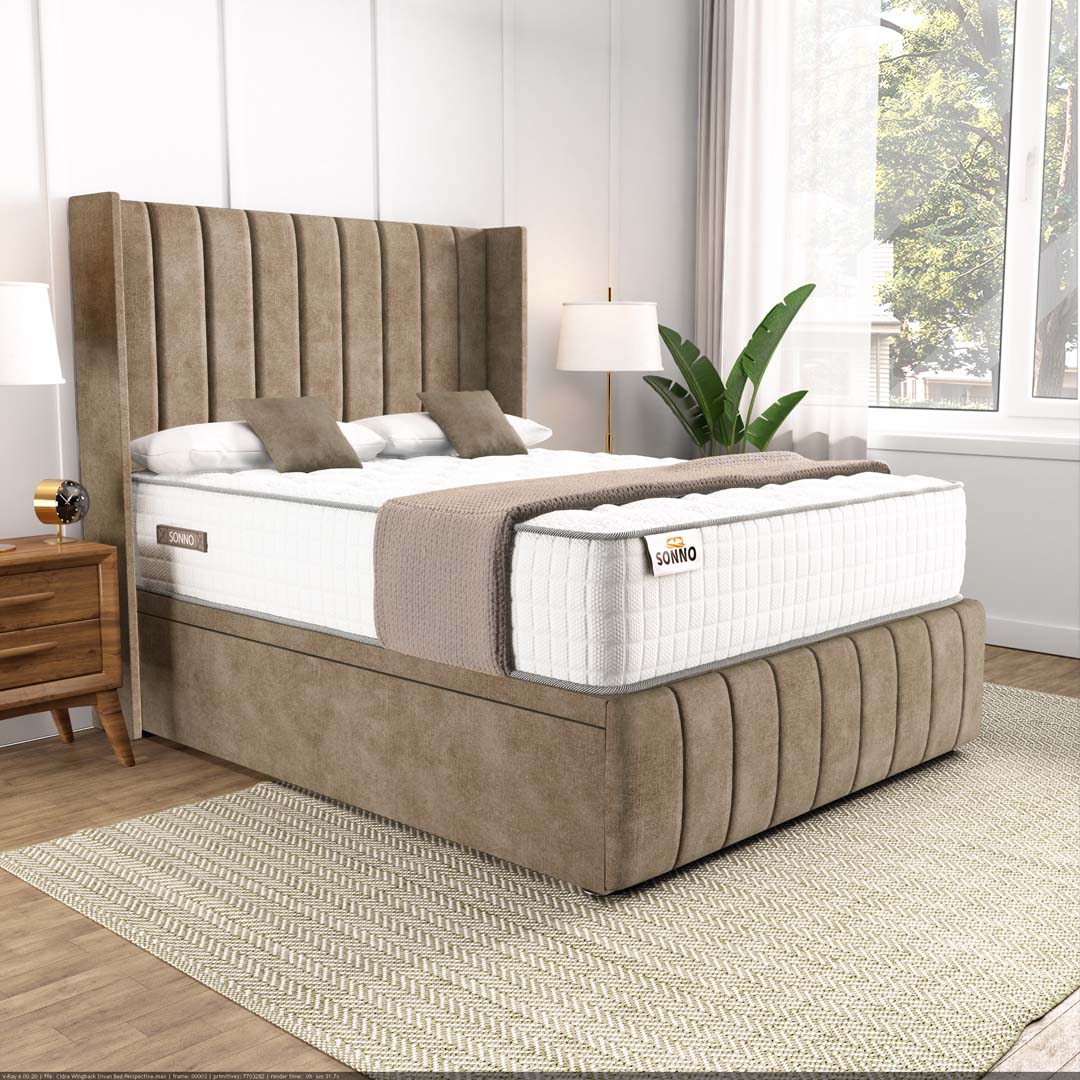 Cidra Wingback Ottoman Divan Bed - Image 3