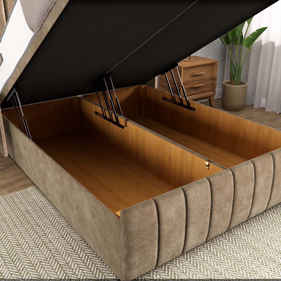 Cidra Wingback Ottoman Divan Bed - Image 7
