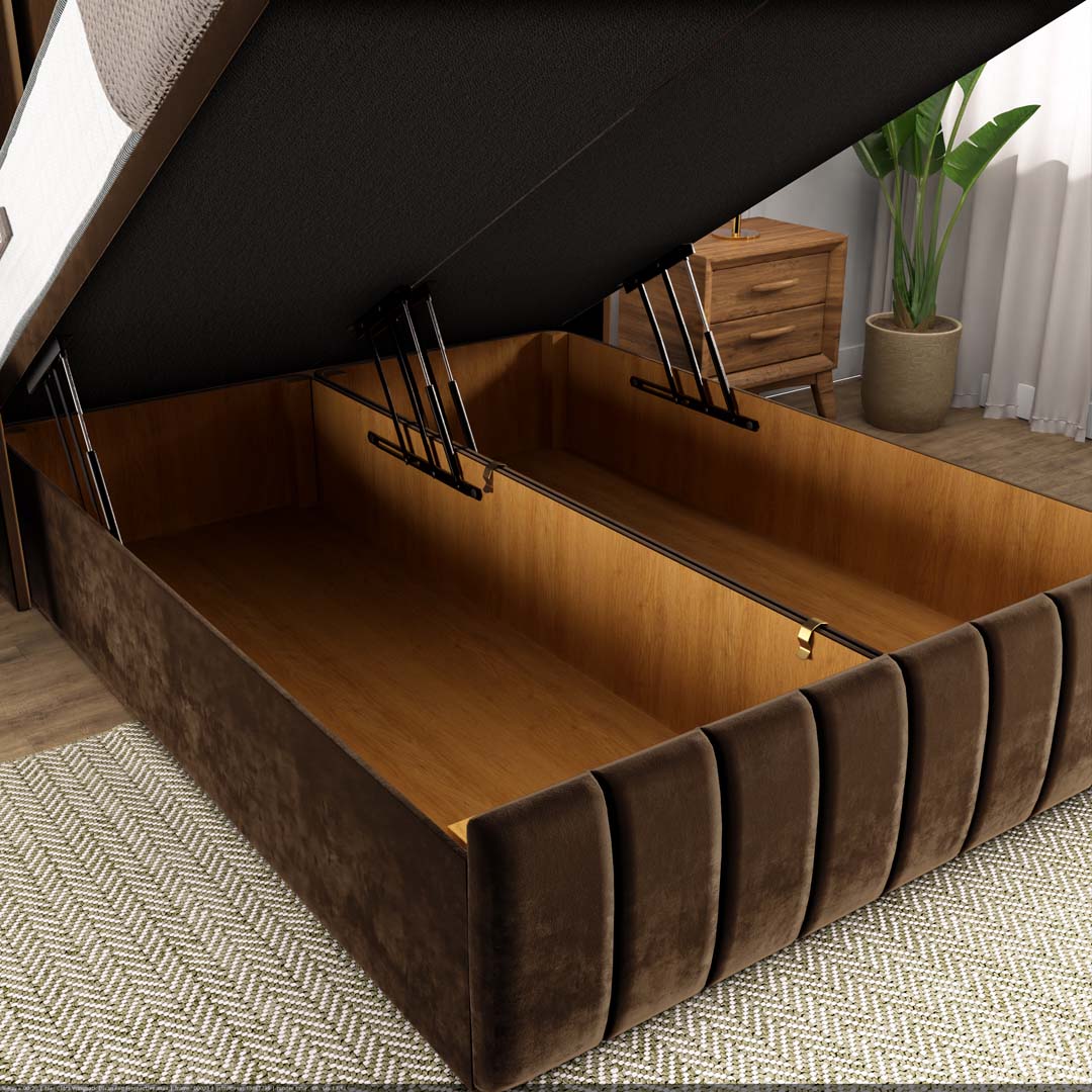 Cidra Wingback Ottoman Divan Bed - Image 7