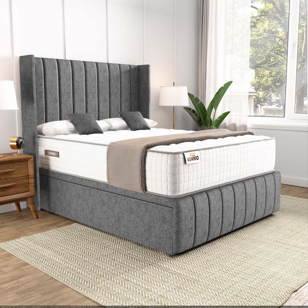 Cidra Wingback Ottoman Divan Bed - Image 3