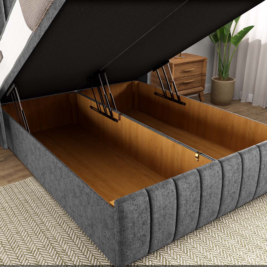 Cidra Wingback Ottoman Divan Bed - Image 7
