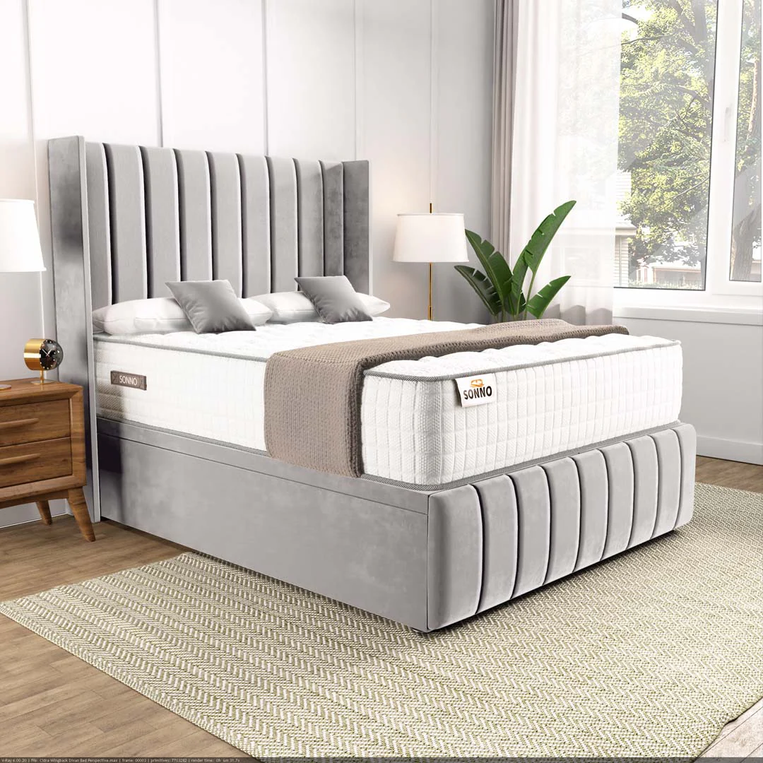 Cidra Wingback Ottoman Divan Bed - Image 3