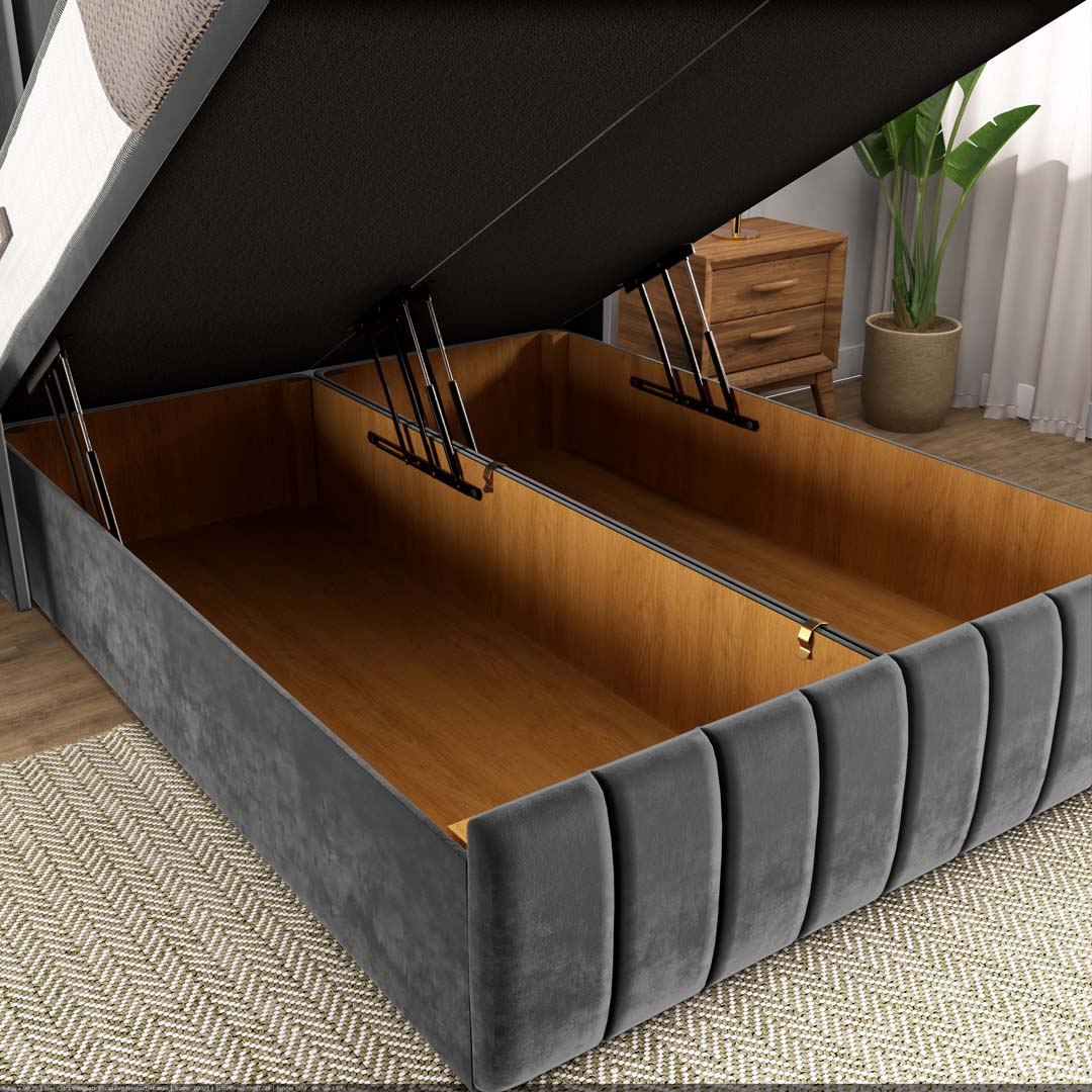 Cidra Wingback Ottoman Divan Bed - Image 7