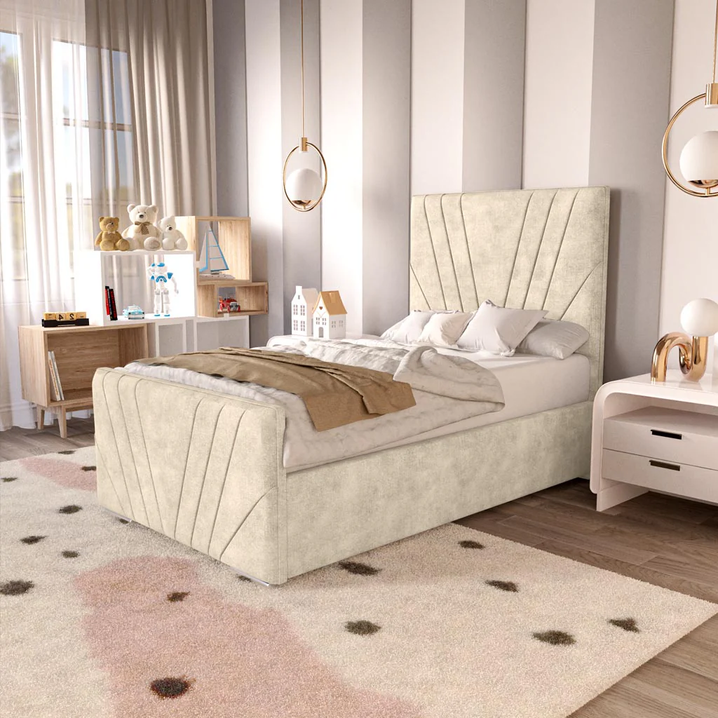 Fiji Kids Sunrise Upholstered Ottoman Bed - Image 3