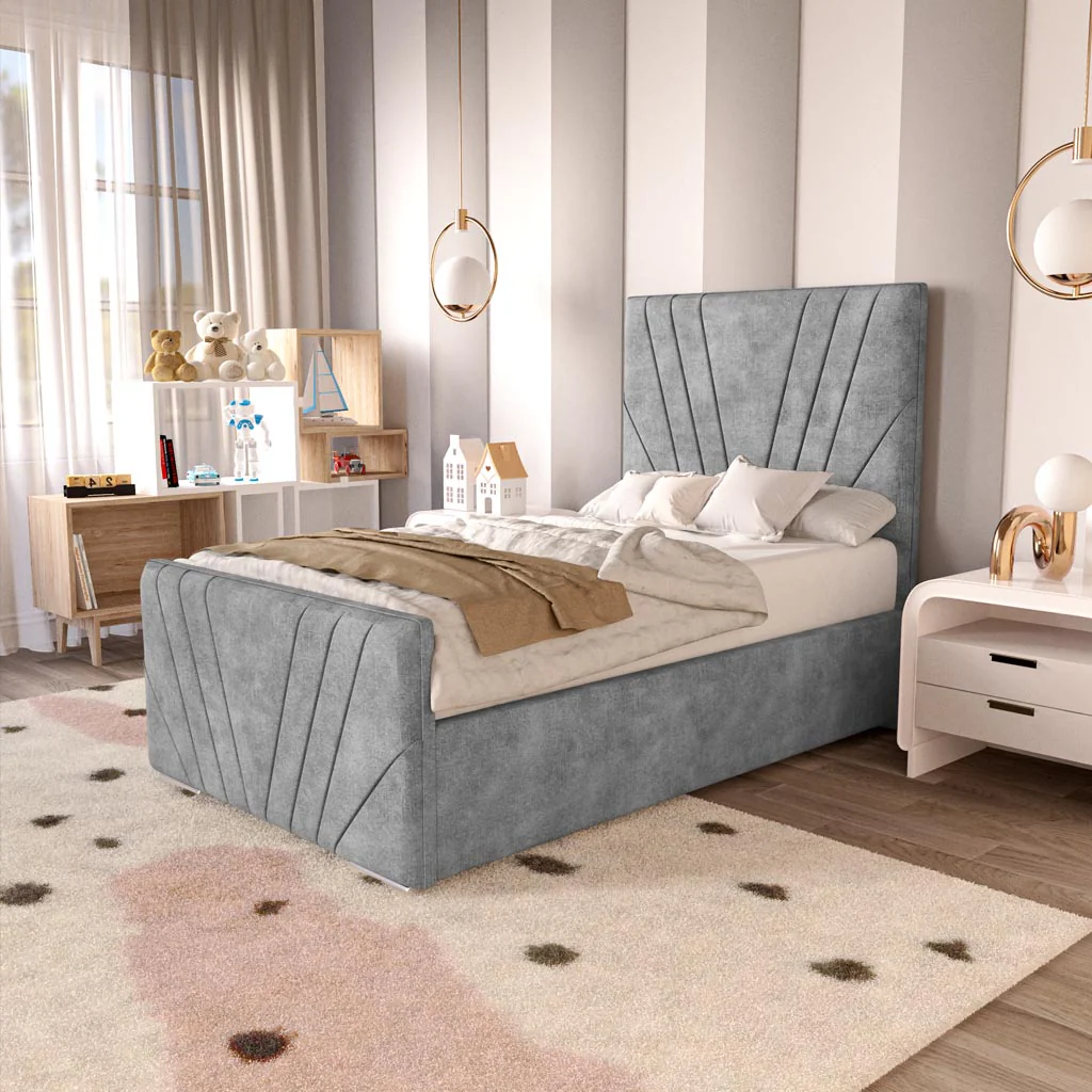 Fiji Kids Sunrise Upholstered Ottoman Bed - Image 3