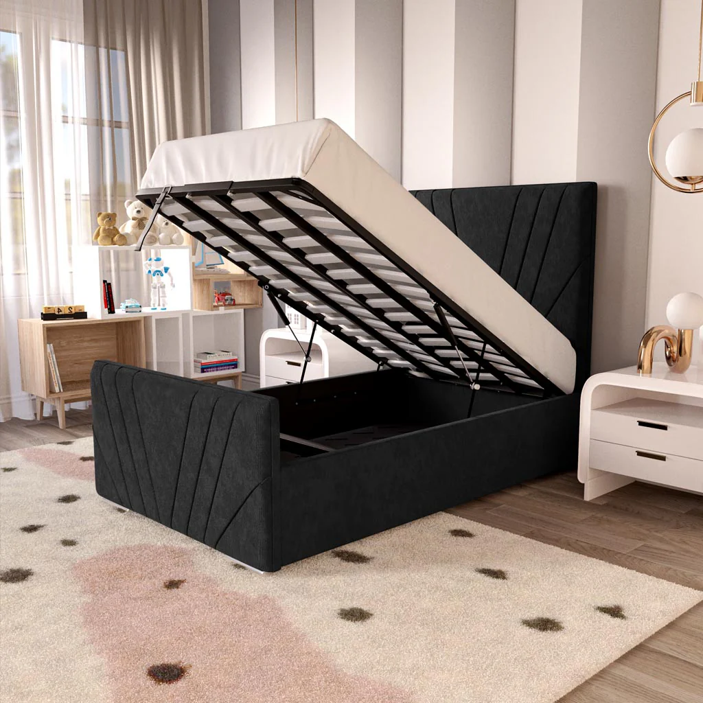 Fiji Kids Sunrise Upholstered Ottoman Bed - Image 2
