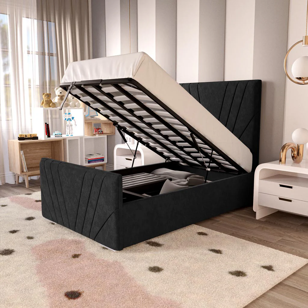 Fiji Kids Sunrise Upholstered Ottoman Bed - Image 6