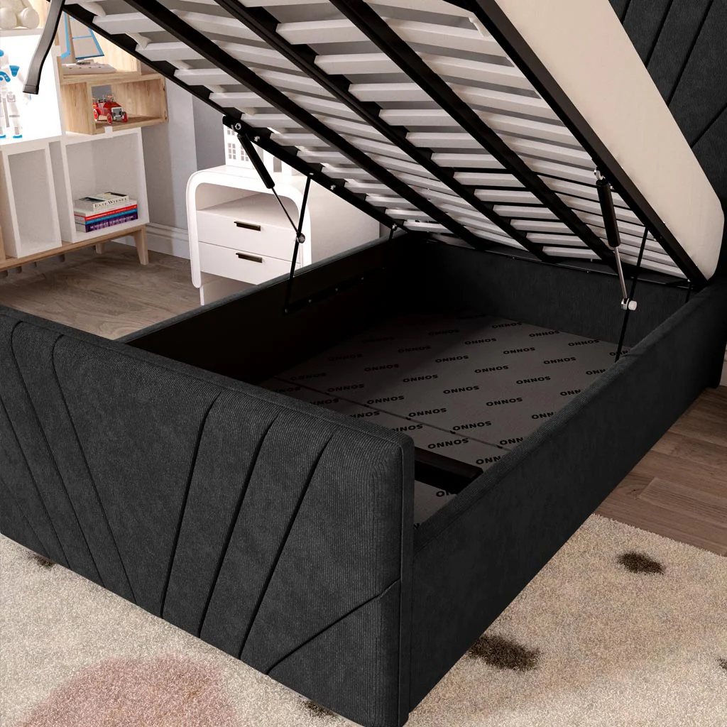 Fiji Kids Sunrise Upholstered Ottoman Bed - Image 7