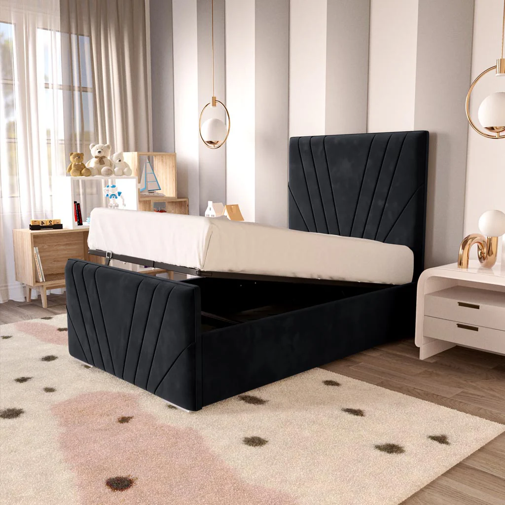 Fiji Kids Sunrise Upholstered Ottoman Bed