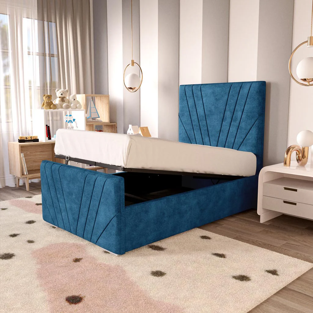 Fiji Kids Sunrise Upholstered Ottoman Bed