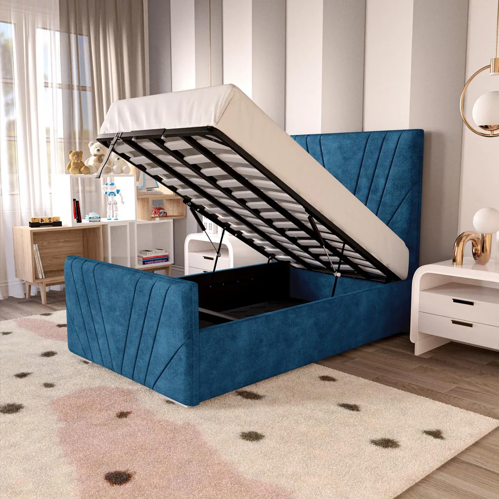 Fiji Kids Sunrise Upholstered Ottoman Bed - Image 2