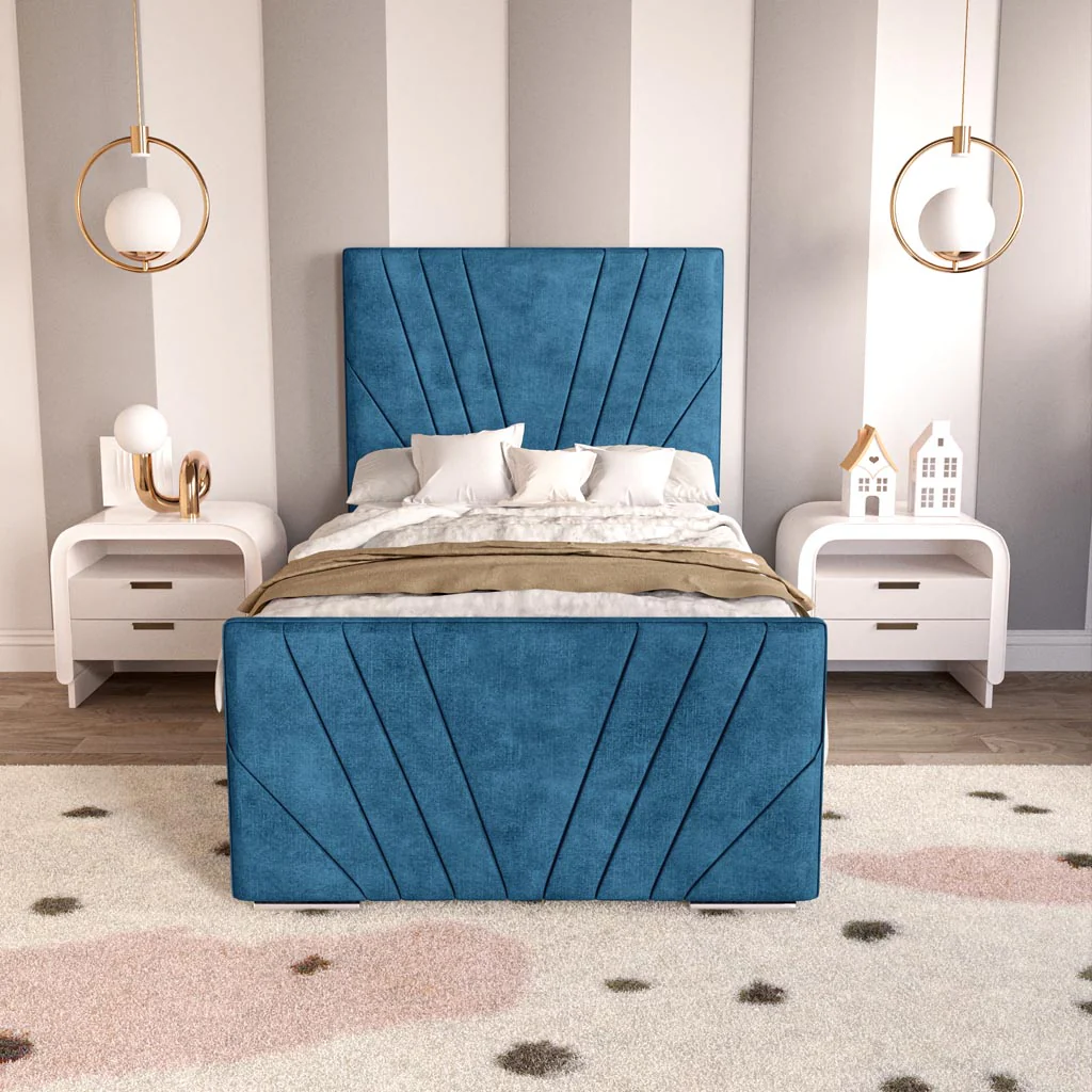 Fiji Kids Sunrise Upholstered Ottoman Bed - Image 5