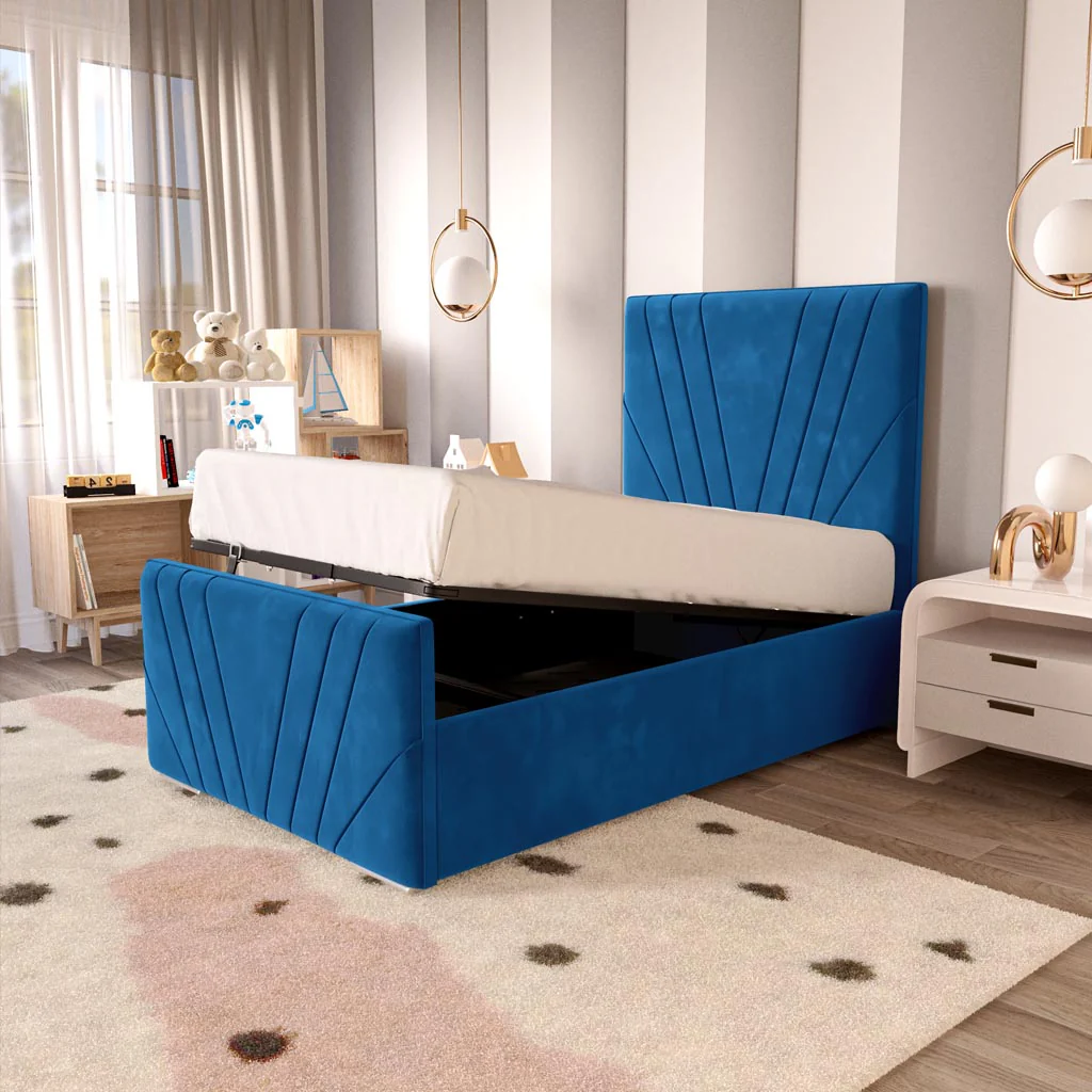 Fiji Kids Sunrise Upholstered Ottoman Bed