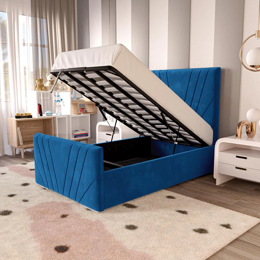 Fiji Kids Sunrise Upholstered Ottoman Bed - Image 2
