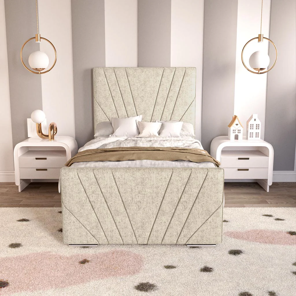 Fiji Kids Sunrise Upholstered Ottoman Bed - Image 5
