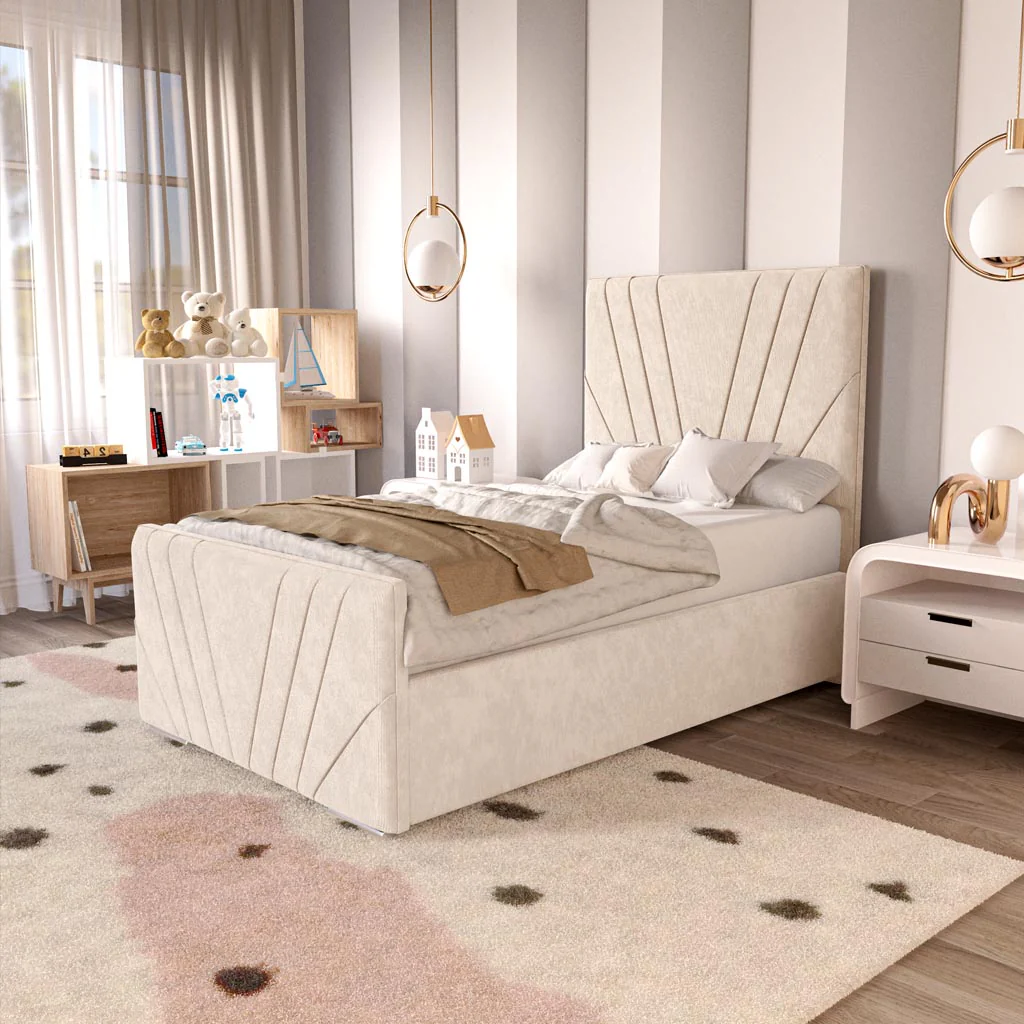 Fiji Kids Sunrise Upholstered Ottoman Bed - Image 3