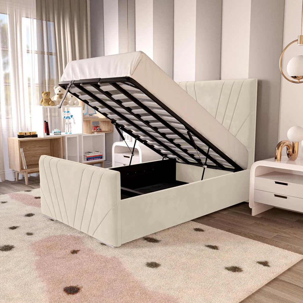 Fiji Kids Sunrise Upholstered Ottoman Bed - Image 2