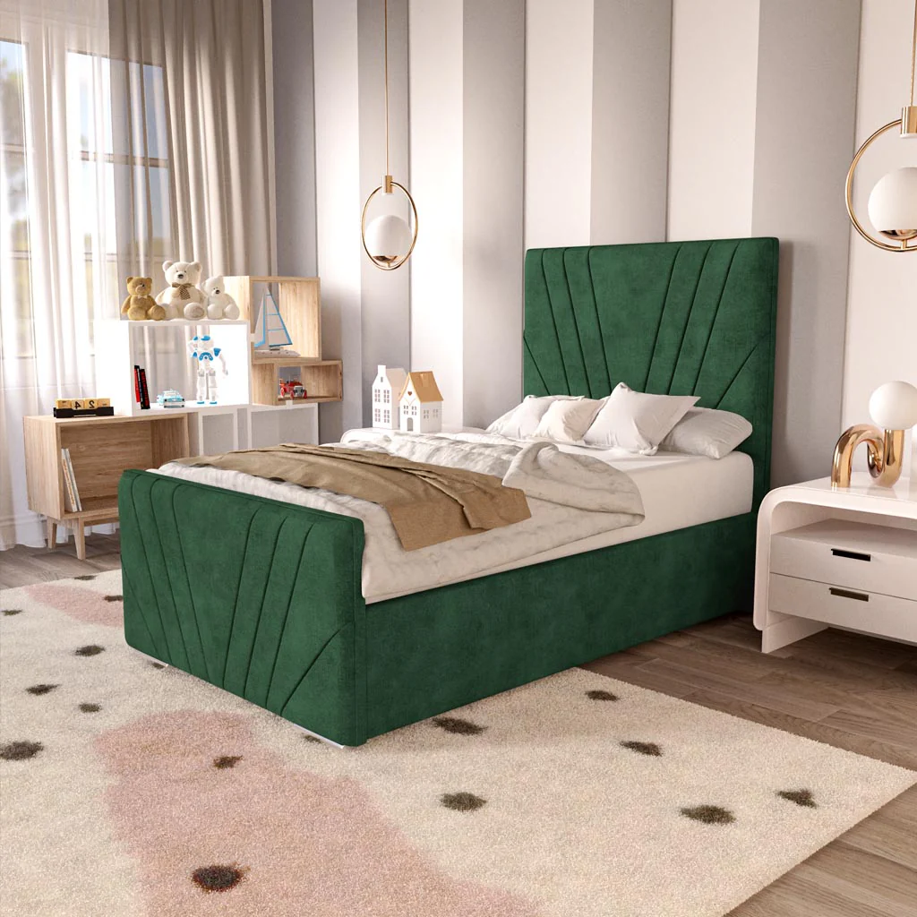 Fiji Kids Sunrise Upholstered Ottoman Bed - Image 3