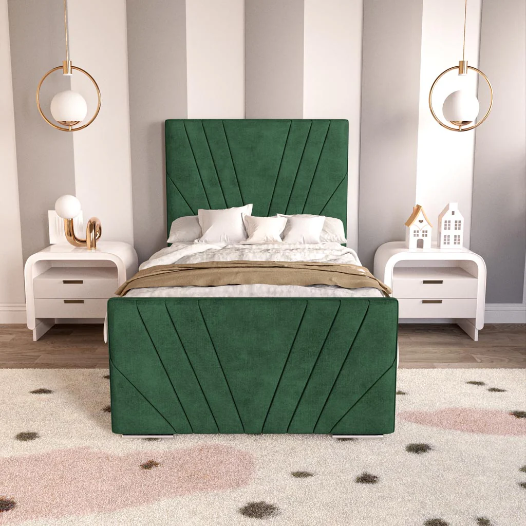 Fiji Kids Sunrise Upholstered Ottoman Bed - Image 5