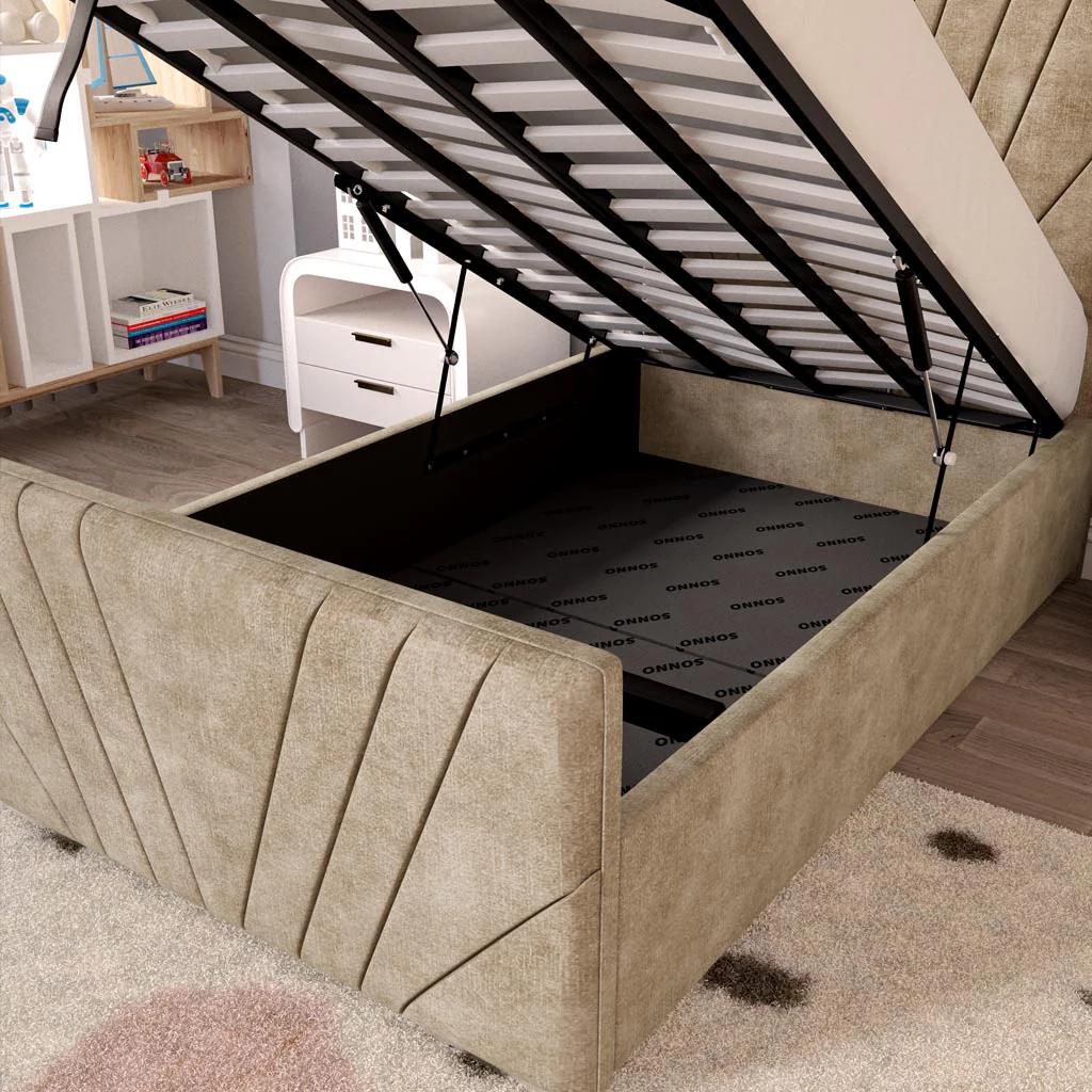 Fiji Kids Sunrise Upholstered Ottoman Bed - Image 7