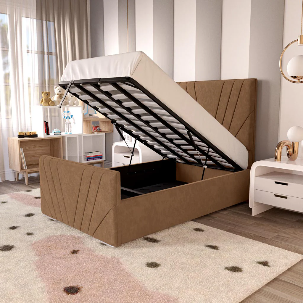 Fiji Kids Sunrise Upholstered Ottoman Bed - Image 2