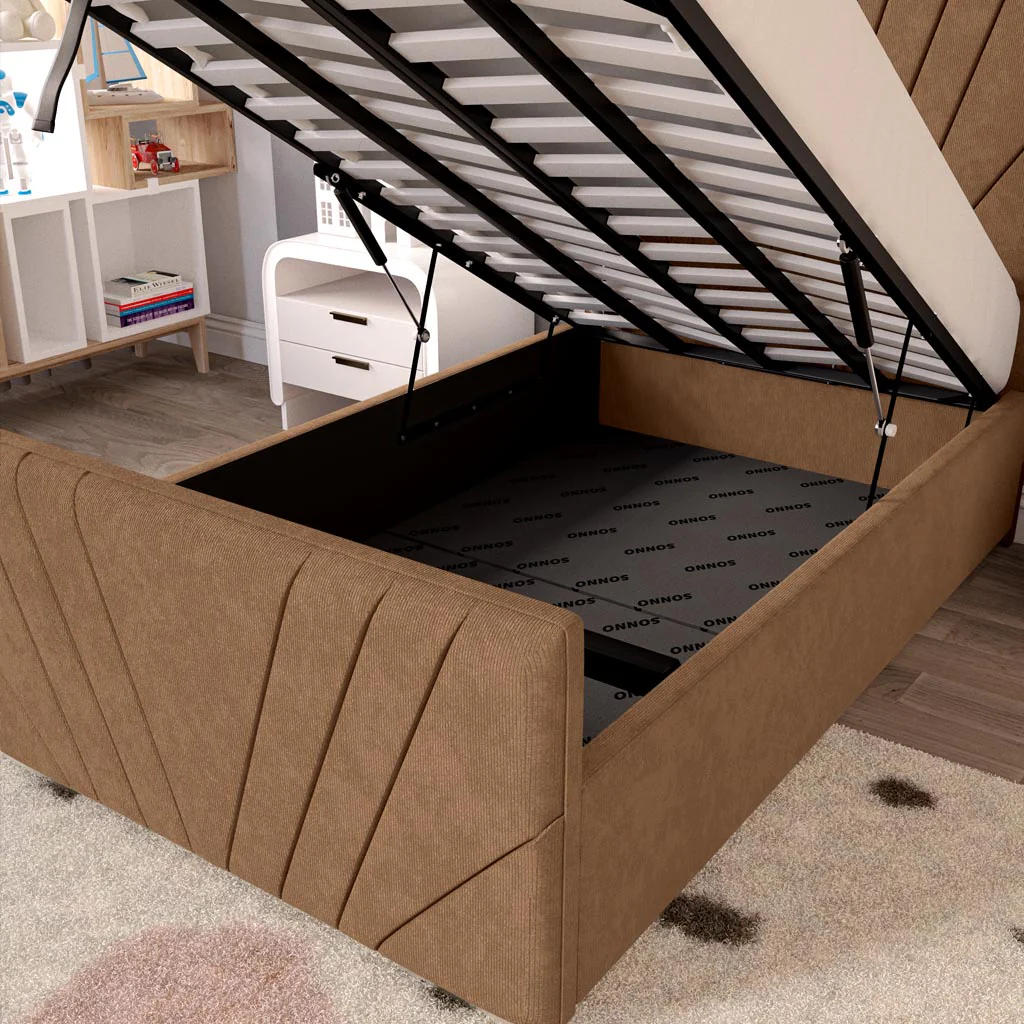 Fiji Kids Sunrise Upholstered Ottoman Bed - Image 7