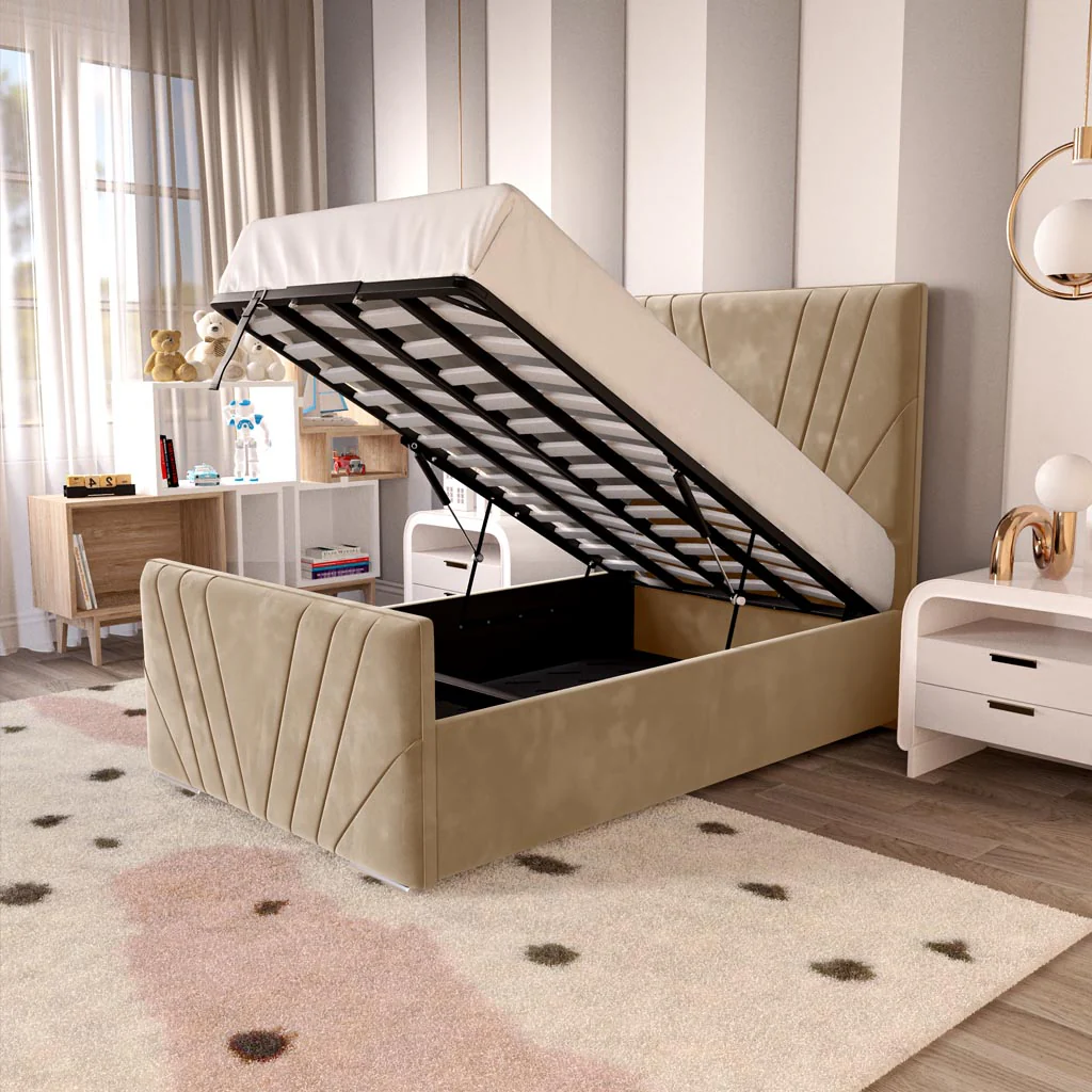 Fiji Kids Sunrise Upholstered Ottoman Bed - Image 2