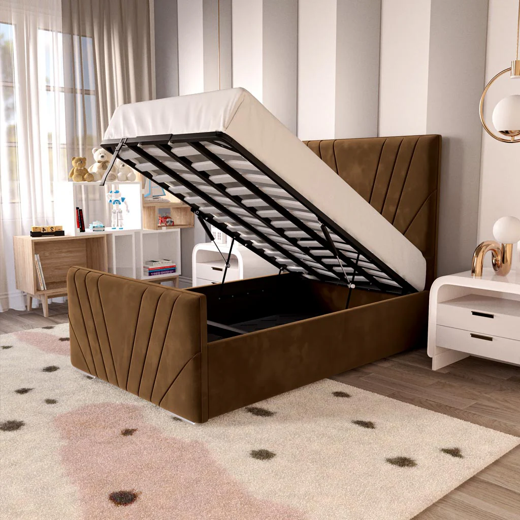 Fiji Kids Sunrise Upholstered Ottoman Bed - Image 2