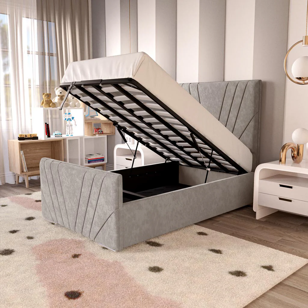 Fiji Kids Sunrise Upholstered Ottoman Bed - Image 2