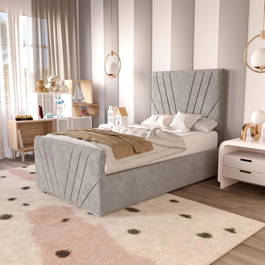 Fiji Kids Sunrise Upholstered Ottoman Bed - Image 3