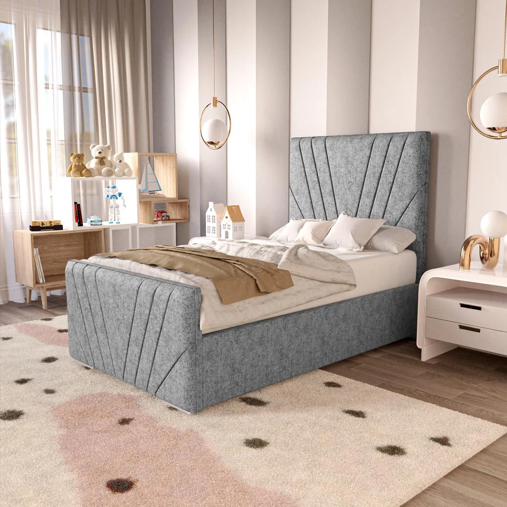 Fiji Kids Sunrise Upholstered Ottoman Bed - Image 3