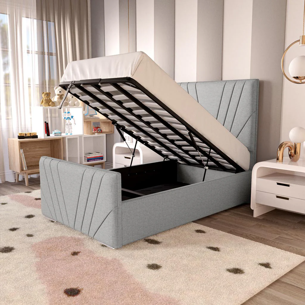 Fiji Kids Sunrise Upholstered Ottoman Bed - Image 2