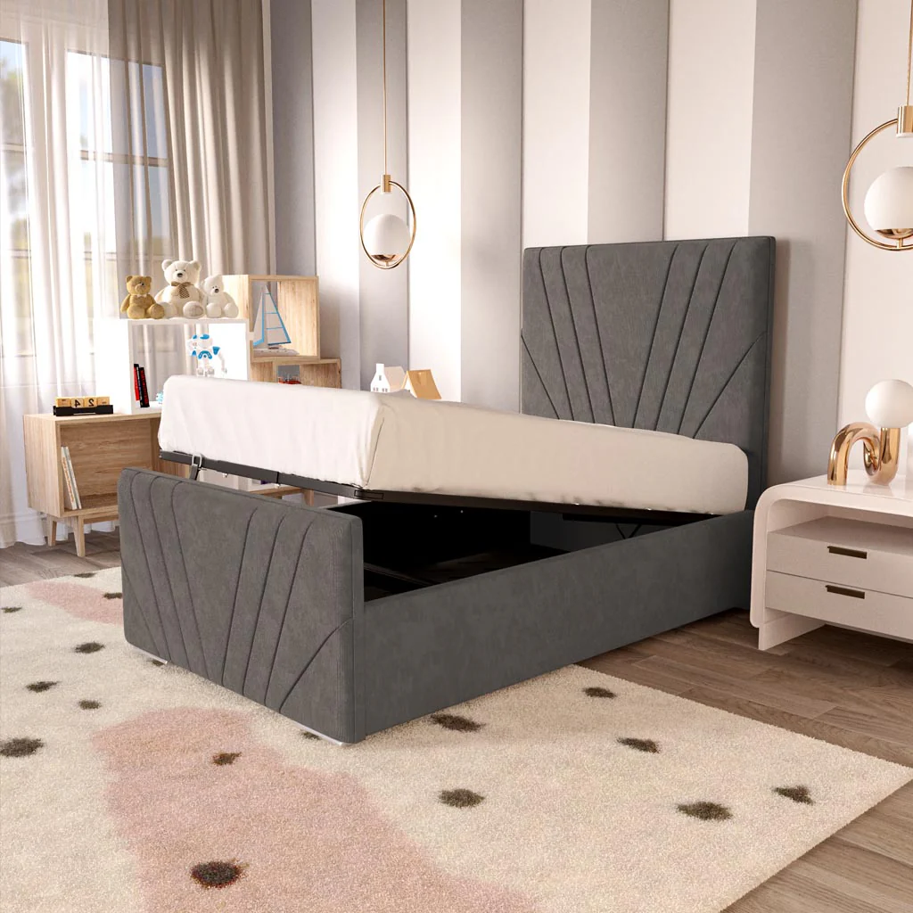 Fiji Kids Sunrise Upholstered Ottoman Bed