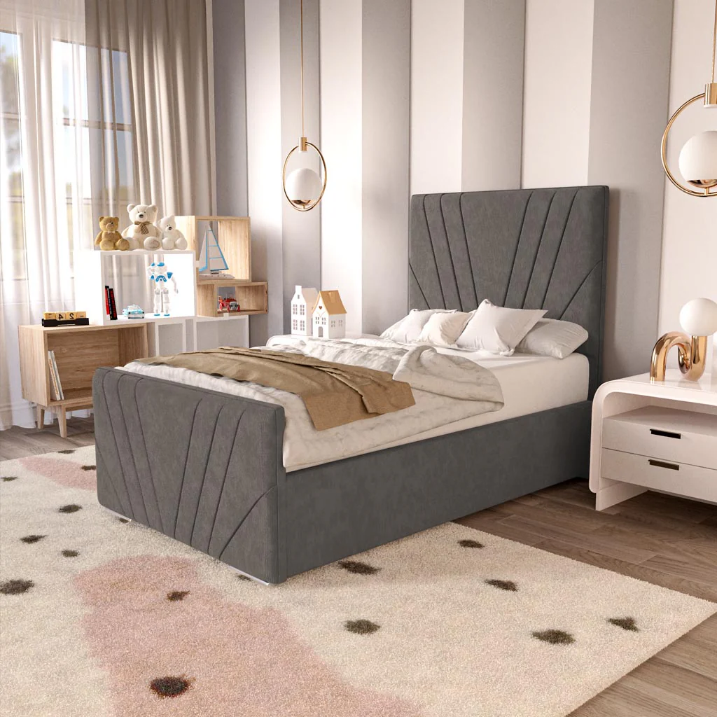 Fiji Kids Sunrise Upholstered Ottoman Bed - Image 3