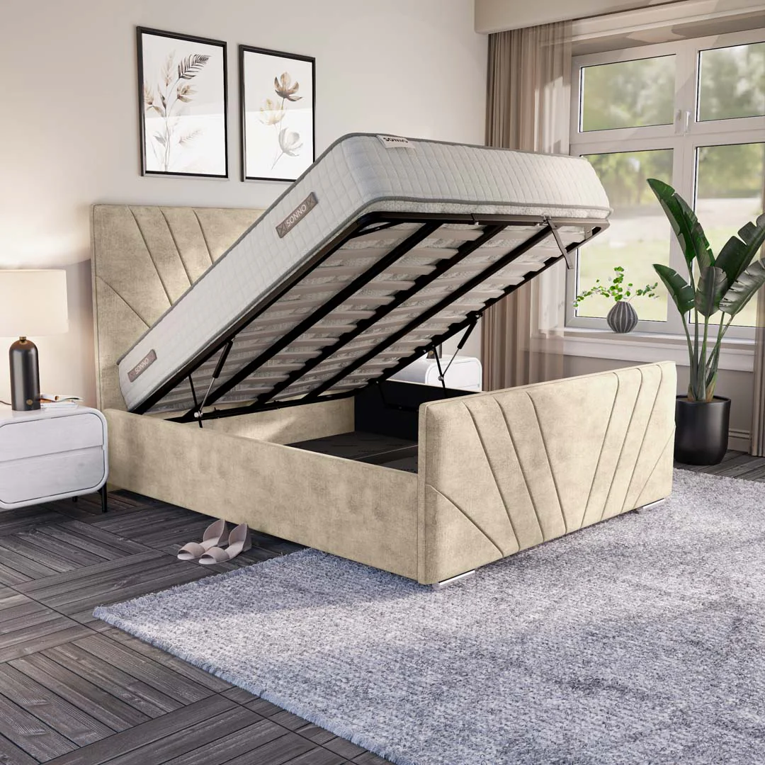 Fiji Sunrise Upholstered Ottoman Bed - Image 2