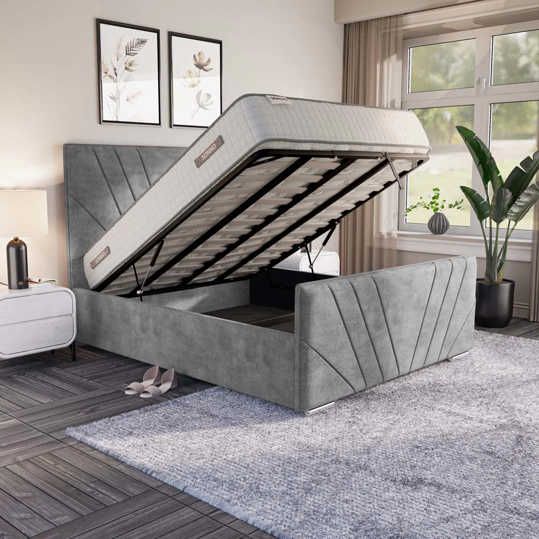 Fiji Sunrise Upholstered Ottoman Bed - Image 2