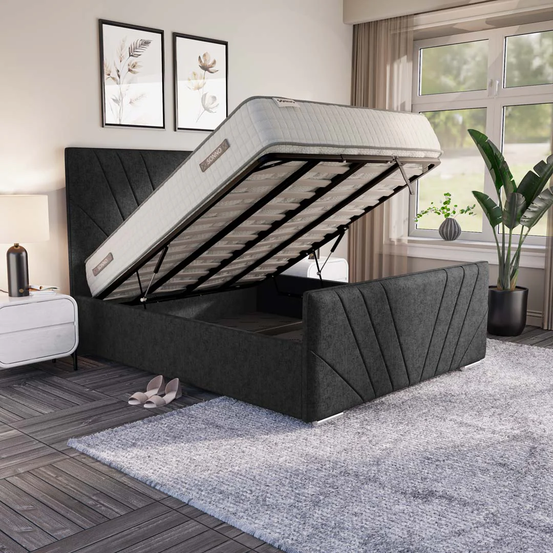 Fiji Sunrise Upholstered Ottoman Bed - Image 2