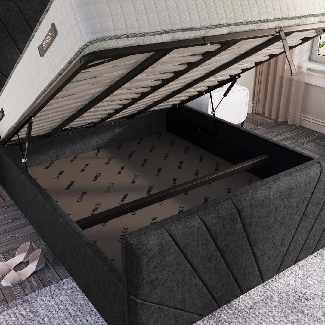 Fiji Sunrise Upholstered Ottoman Bed - Image 7