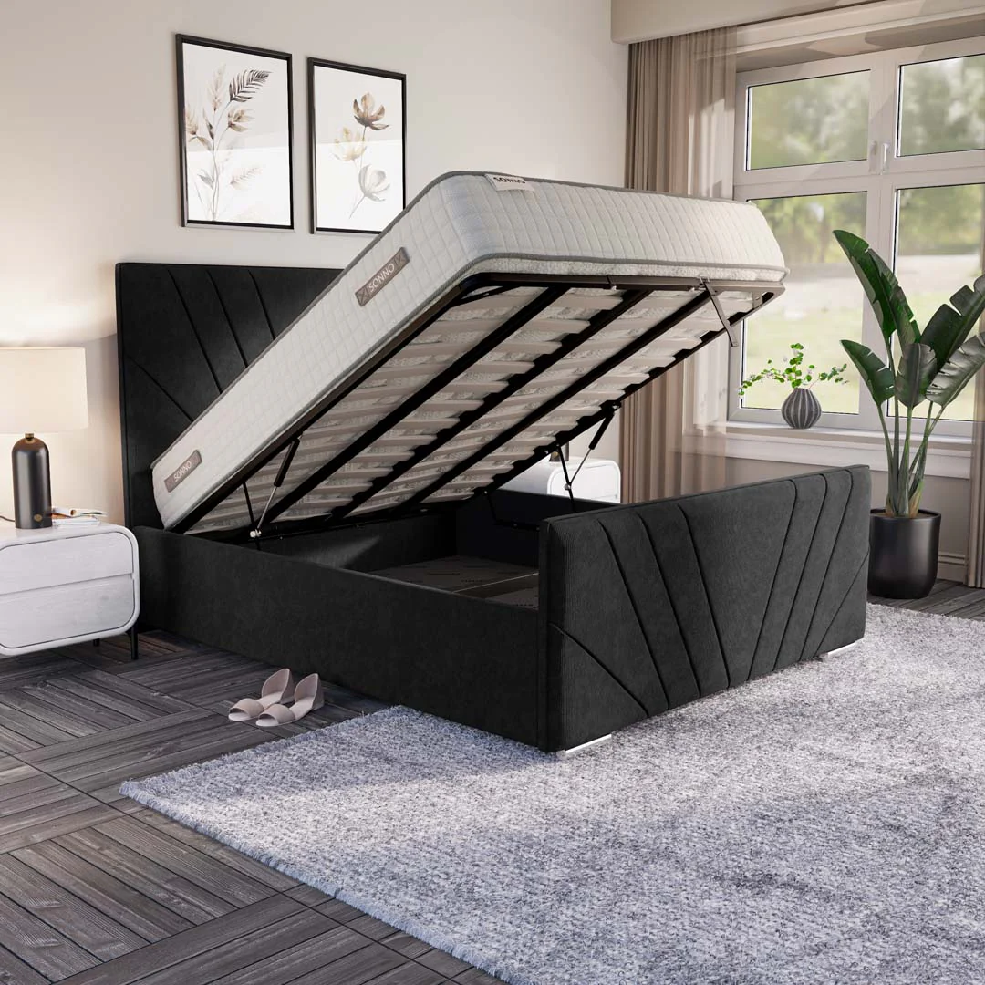 Fiji Sunrise Upholstered Ottoman Bed - Image 2