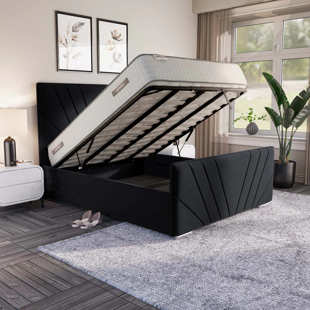Fiji Sunrise Upholstered Ottoman Bed - Image 2