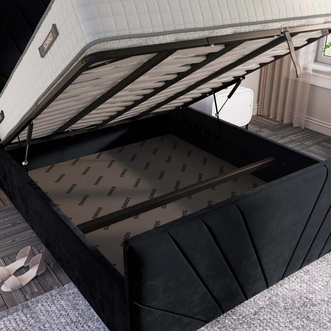 Fiji Sunrise Upholstered Ottoman Bed - Image 7