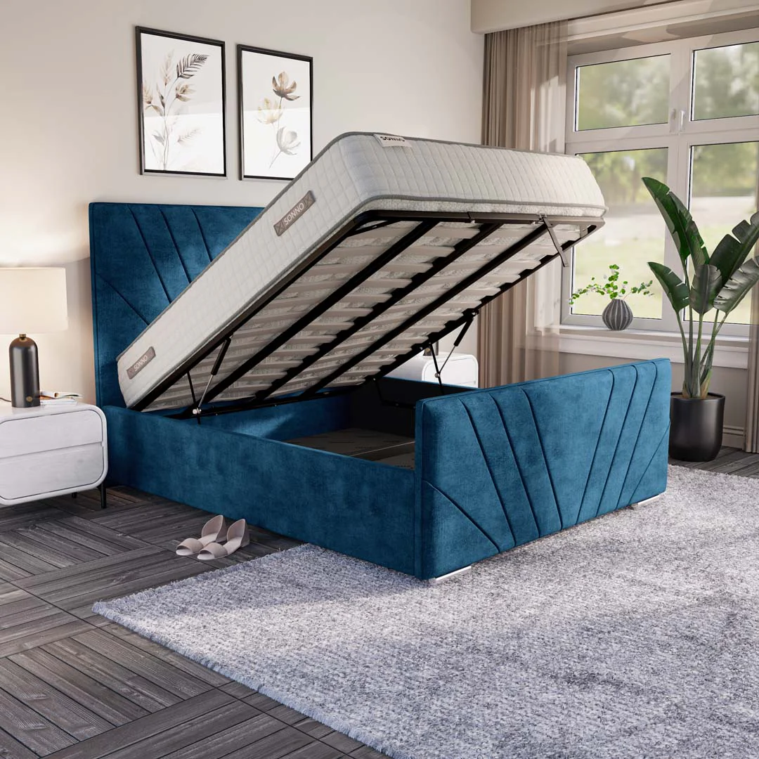 Fiji Sunrise Upholstered Ottoman Bed - Image 2