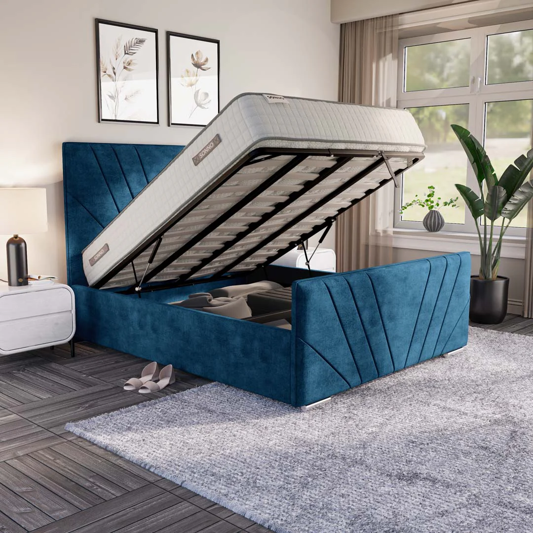 Fiji Sunrise Upholstered Ottoman Bed - Image 6