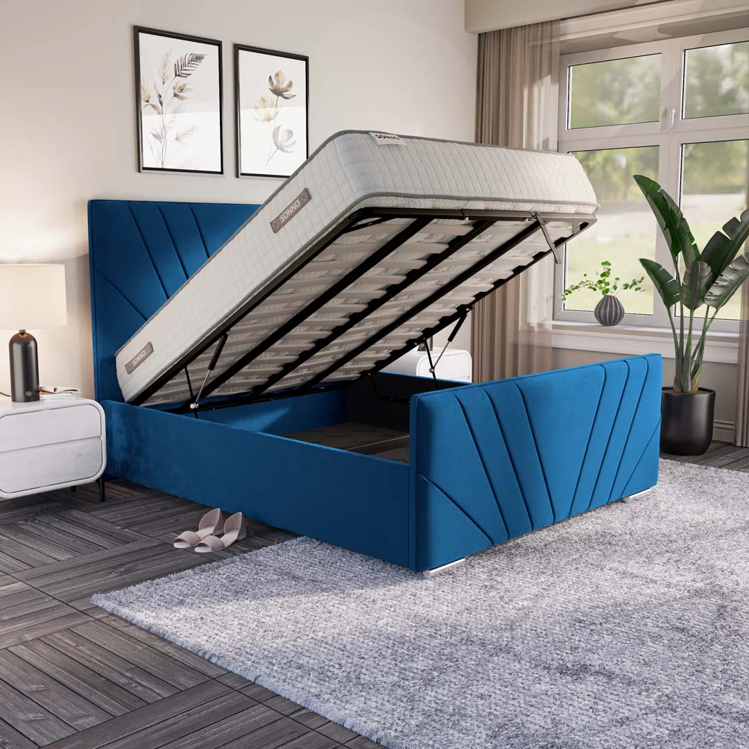 Fiji Sunrise Upholstered Ottoman Bed - Image 2