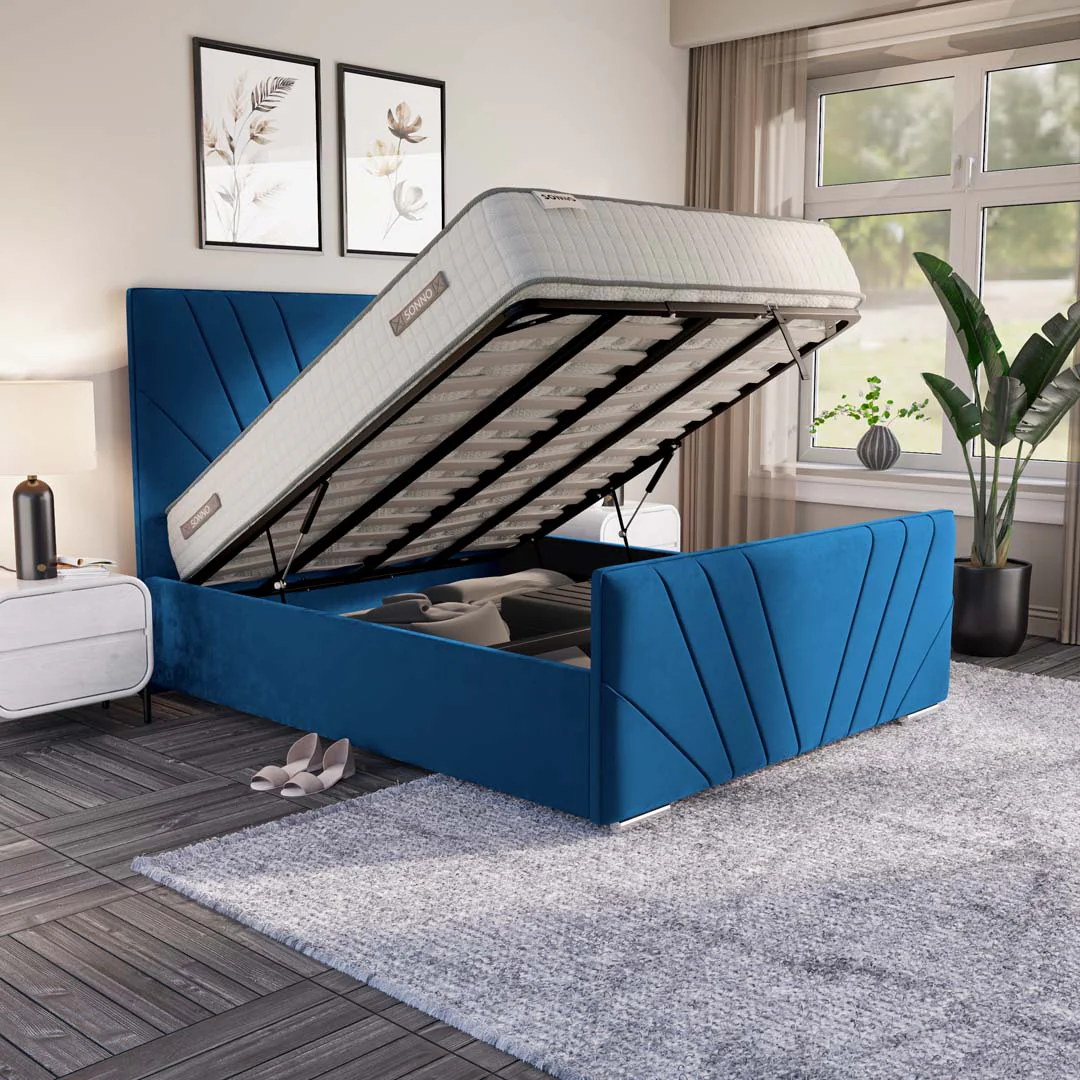 Fiji Sunrise Upholstered Ottoman Bed - Image 6