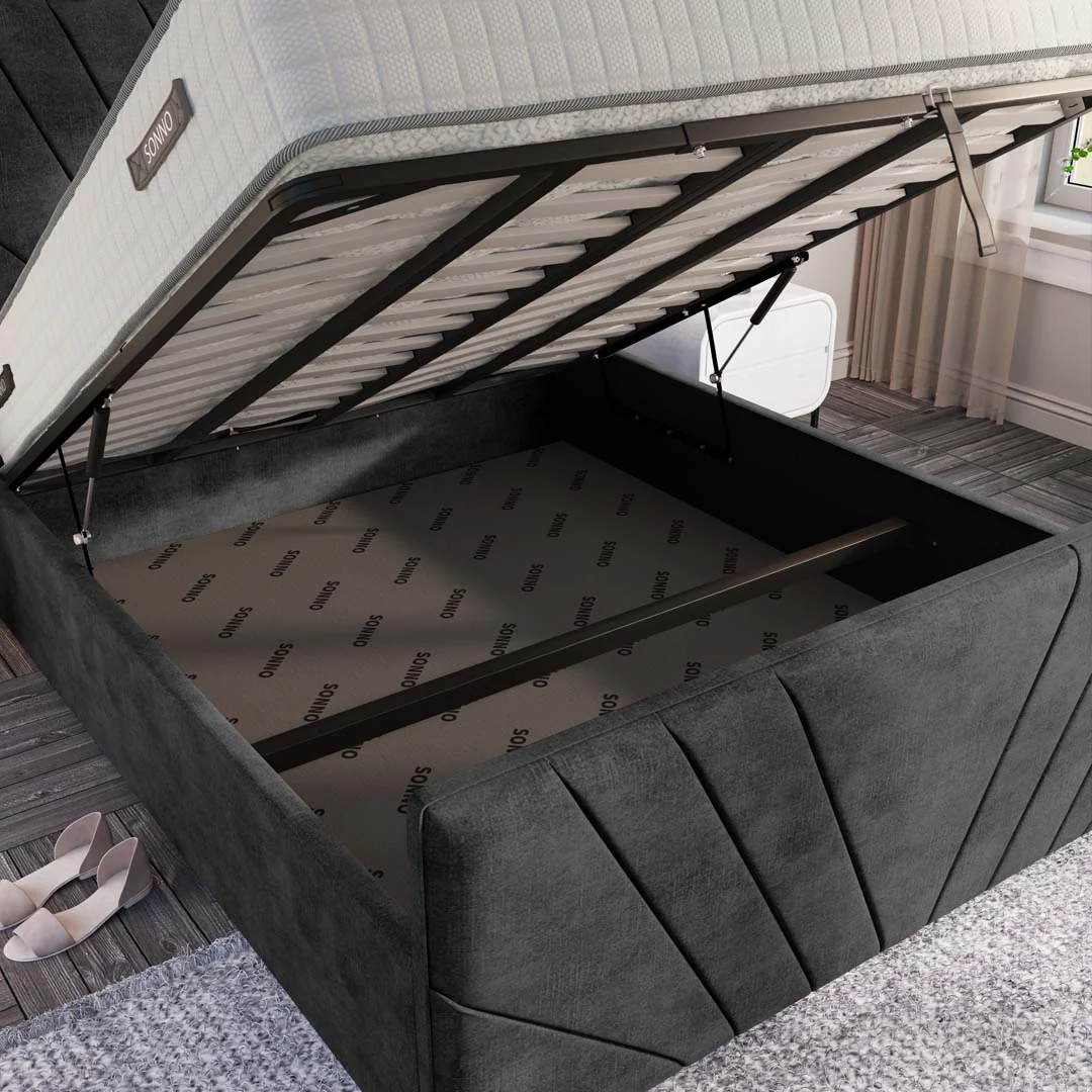 Fiji Sunrise Upholstered Ottoman Bed - Image 7