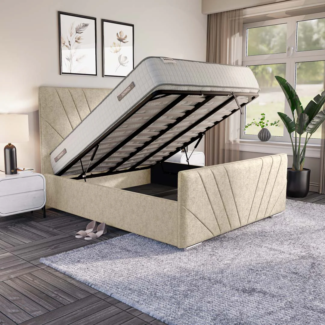 Fiji Sunrise Upholstered Ottoman Bed - Image 2